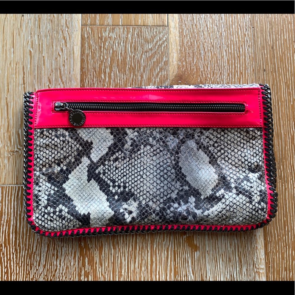 Authentic Stella McCartney snake print clutch